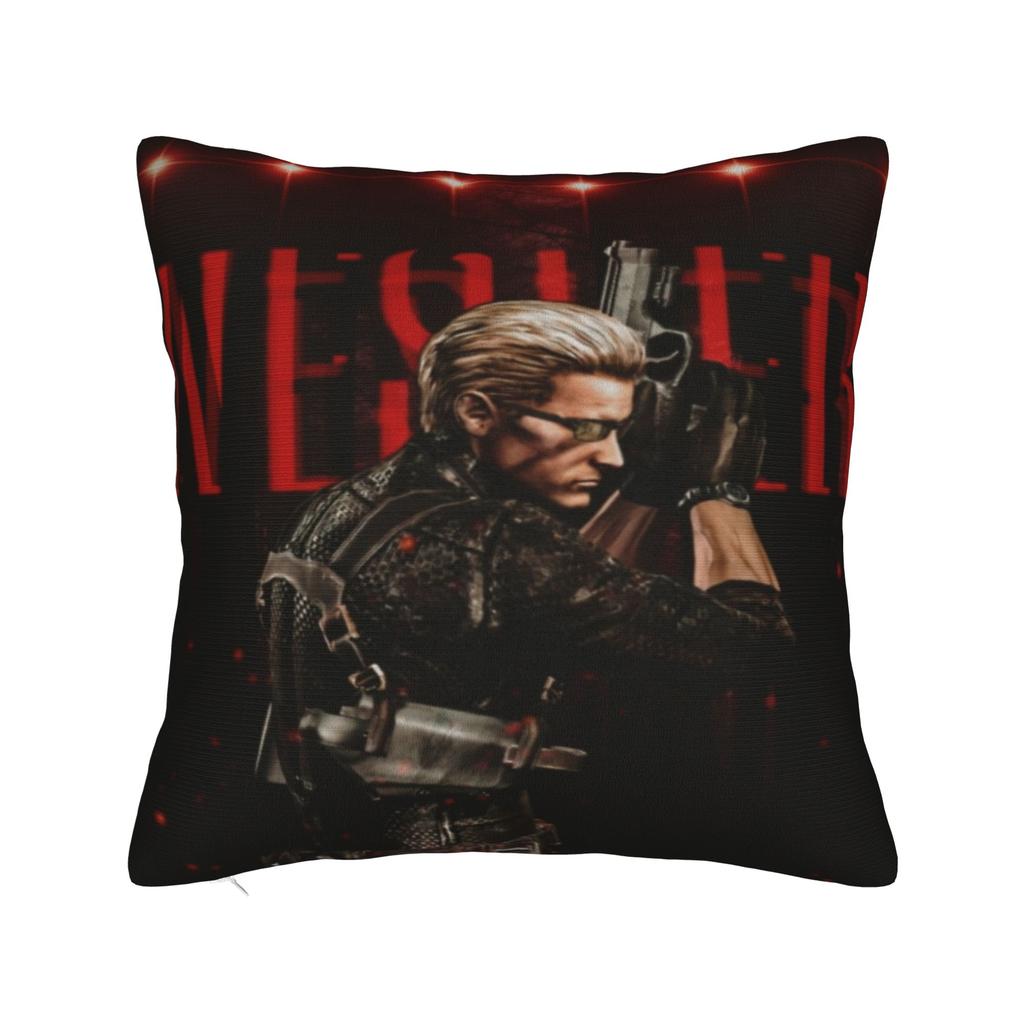 Альберт Вескер Наволочки Мерч Мягкая Наволочка для Подушки Чехол для Декоративной Подушки Декор Сиденья Квадратный Различные Размеры