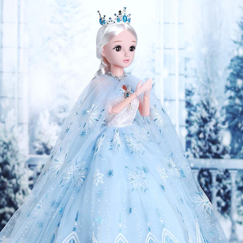 Большая кукла для переодевания 80 см, принцесса, игра в домик, игрушка для девочки, праздничный подарок на день рождения, подарочный набор, подарочная коробка