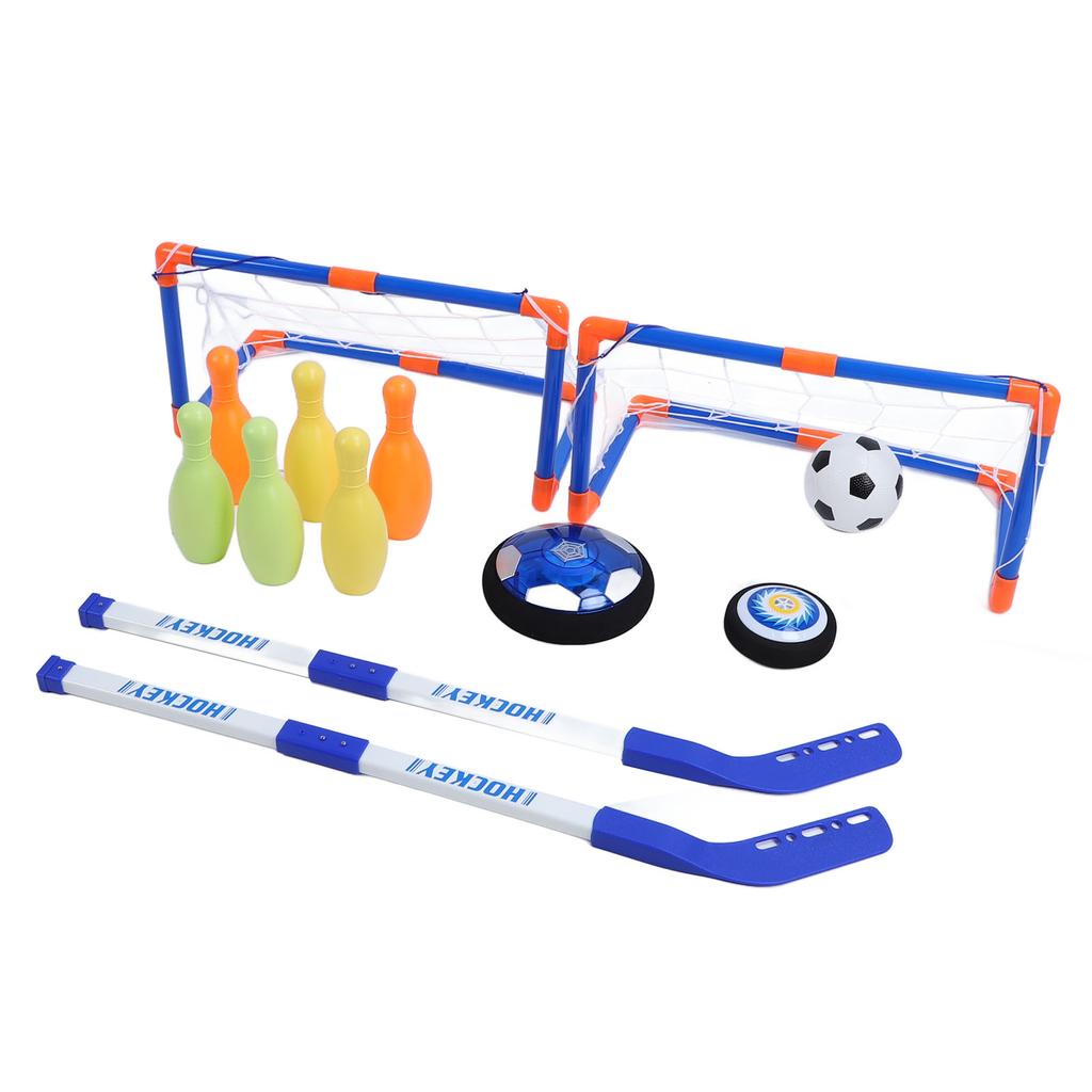 Парящий футбольный мяч для боулинга, набор игрушек 3 в 1, плавающий воздушный футбольный хоккейный мяч, игрушки для дома