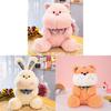 Animal Plush Stuffed Toys Rabbit Pig Bear Frog Tiger Birthday Gifts Decoration