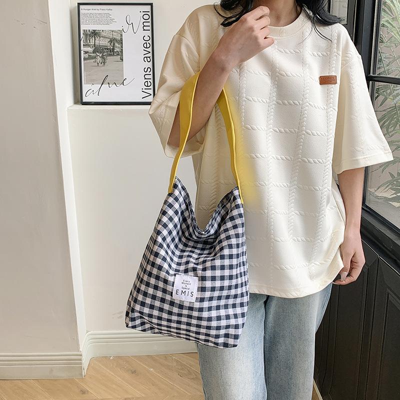 Холщовая сумка женская новая красивая и повседневная весенняя модная сумка на одно плечо для студентов колледжа литературная сумка для поездок на работу