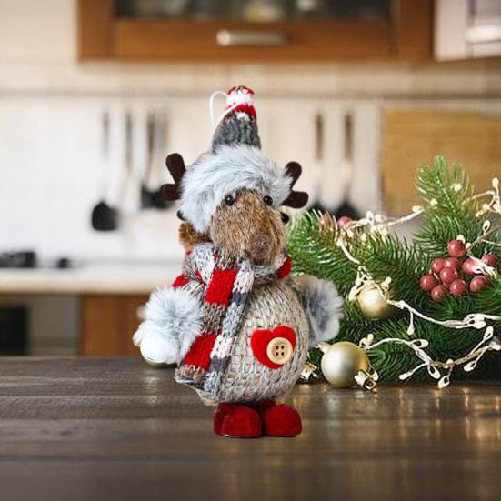 Рождественский кулон Санта-Клаус Снеговик в форме лося Рождественская елка подвесное украшение для праздничных украшений дома