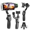 New F10 3-Axis Handheld Gimbal Stabilizer with Tripod for Smartphone Anti Shake Video Record Android iPhone Holder Selfie Stick