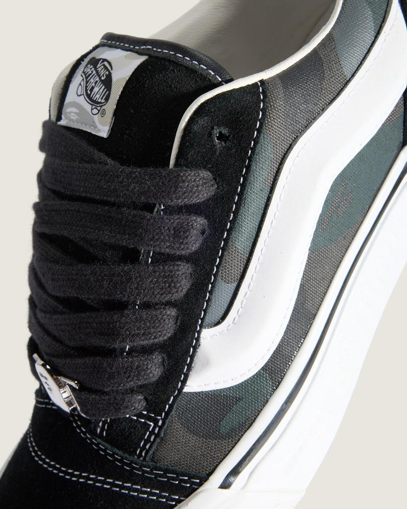 VN000Z3929B A BATHING APE A Vans Premium Knu Skool "Camo Black" (Men's)