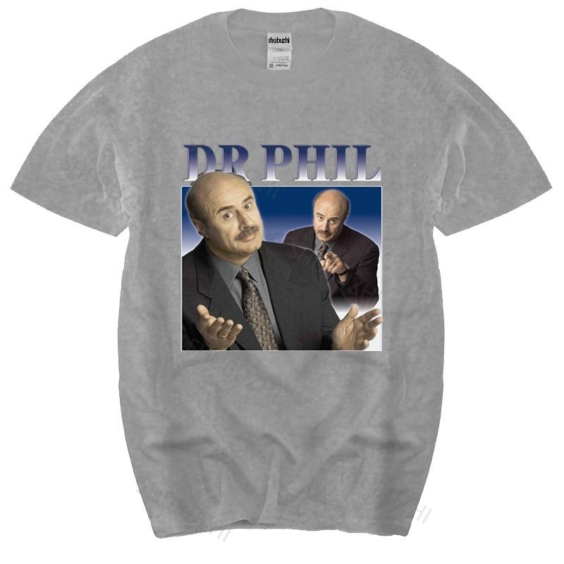 new fashion tshirt men crew neck tees Men T shirt VINTAGE Dr Phil Tee Black Women tshirt many color tops fashion unisex tees
