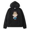 Толстовки с капюшоном с принтом labubu Kawaii Флисовая толстовка с капюшоном из мультфильма y2k sudadera Осенняя куртка с капюшоном для мальчиков в стиле аниме для детей одежда для девочек