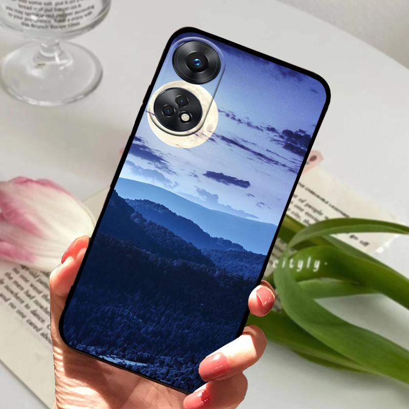 Чехол для OPPO Reno 8T CPH2481 с рисунком «Волк и Мрамор» Мягкий силикон Прозрачная крышка Funda для телефона OPPO Reno8 T Чехол для Reno 8T 4G Coque