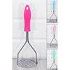 Metal Potato Masher with Colored Handle