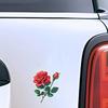 Car Sticker Red Rose Sticker Waterproof Vinyl Decal on Bumper Rear Window Laptop Self-adhesive Decal For Car Accessories Y04