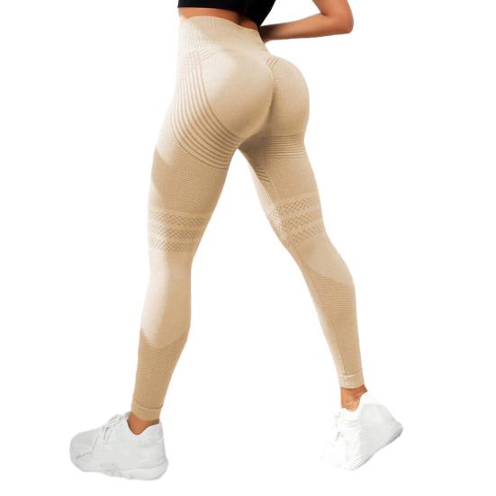 Женские леггинсы для йоги, утягивающие живот, подтягивающие бедра, с высокой талией, бесшовные обтягивающие брюки для тренировок, эластичные, корректирующие фигуру, компрессионные брюки