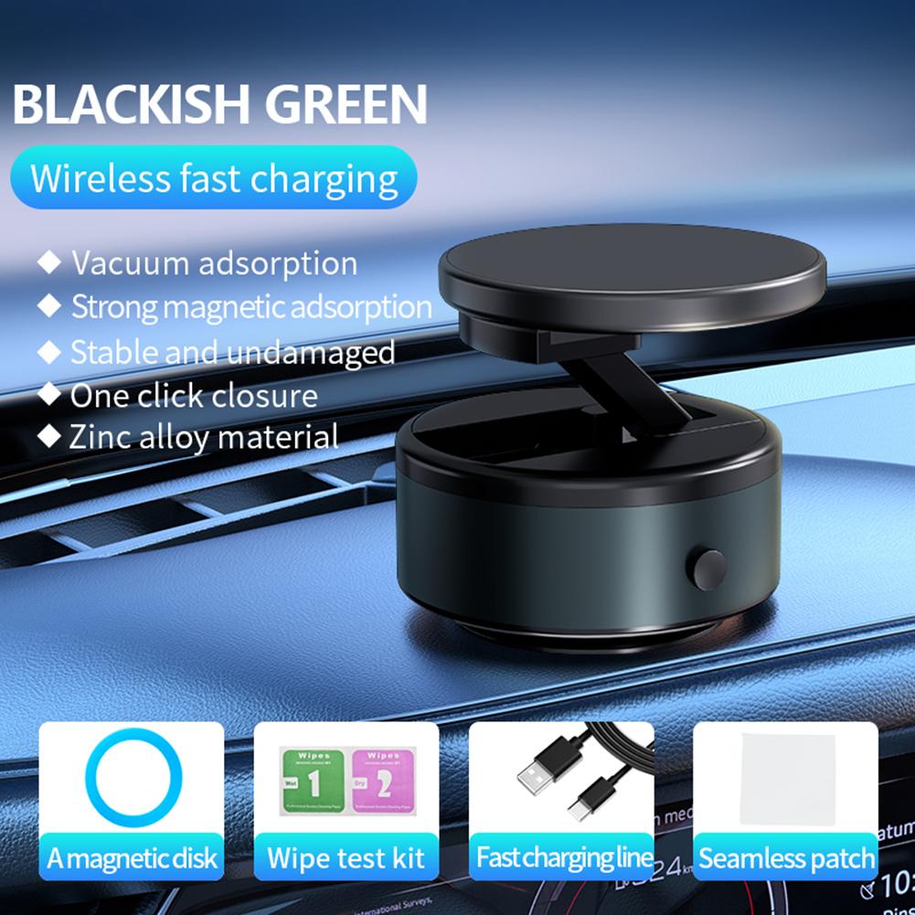 Daily Use 360° Vacuum Phone Holder Folding Car Phone Holder 360° Rotation ABS Material Laptop Screen Adsorption