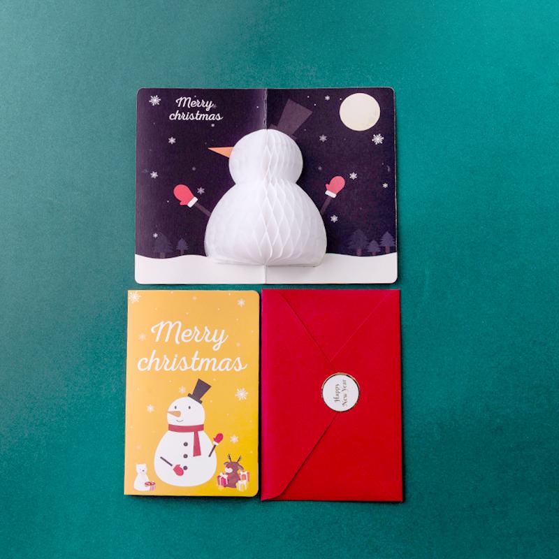 Рождественская открытка 3D всплывающая открытка с Сантой Поздравительные открытки С Рождеством Новогодняя открытка Приглашение на рождественскую вечеринку Подарочные открытки