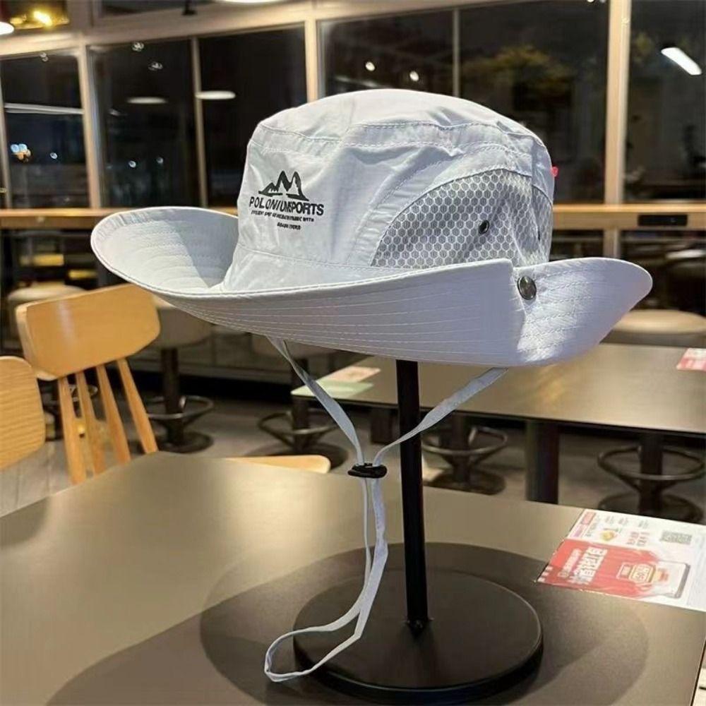Quick-dry Bucket Hat Sun Protection Mountaineering Caps Fashion Fisherman Cap Camping Hiking