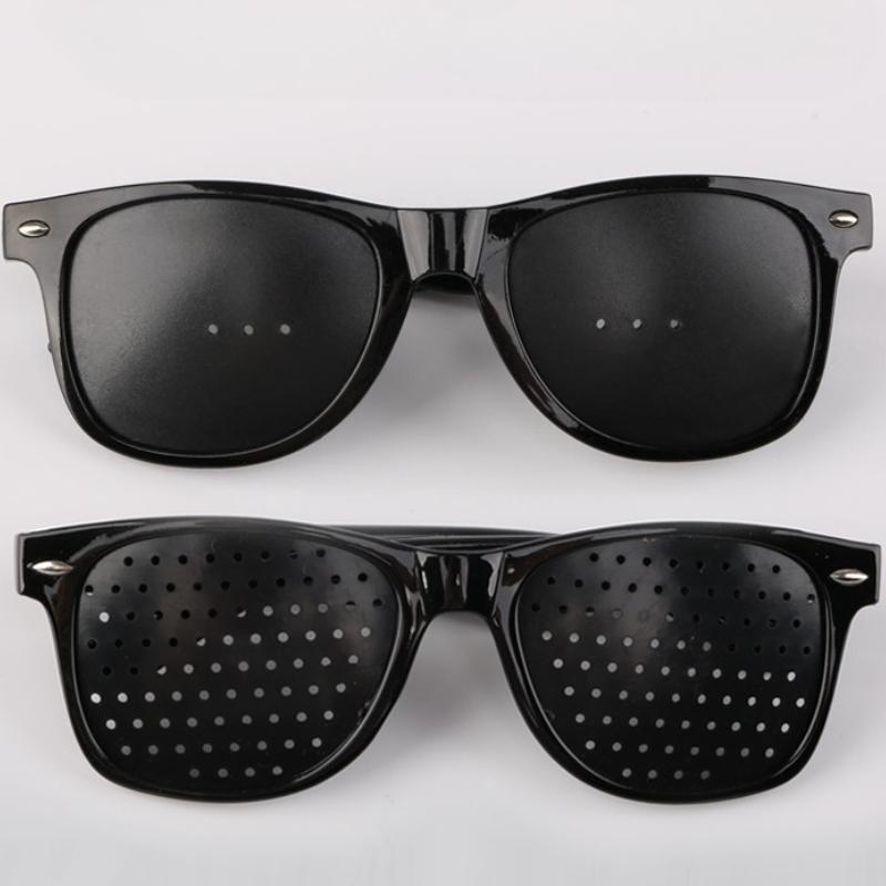 Очки против близорукости и астигматизма, очки для коррекции усталости, очки с отверстиями для мужчин и женщин, очки для улучшения зрения