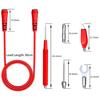 16PCS Multimeter Test Leads Kit Replacement Test Wire Set   Alligator Clips Banana Plugs Test Probes Banana Plugs for Multimeter