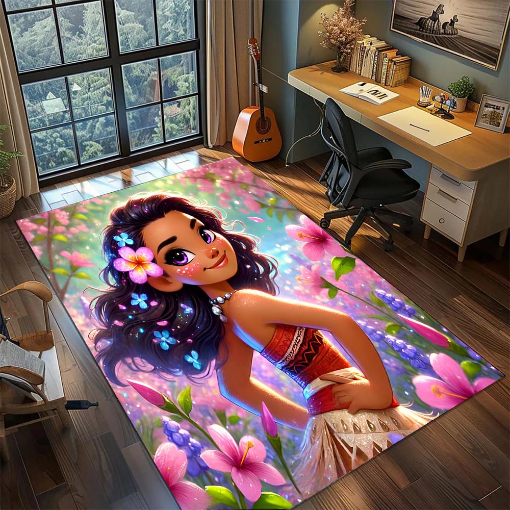 Disney Princesses: Healing Fairy Tales Rug Carpet Large Area Rug Non Slip Washable Floor Mat Gamer Room Bedroom Home Decor