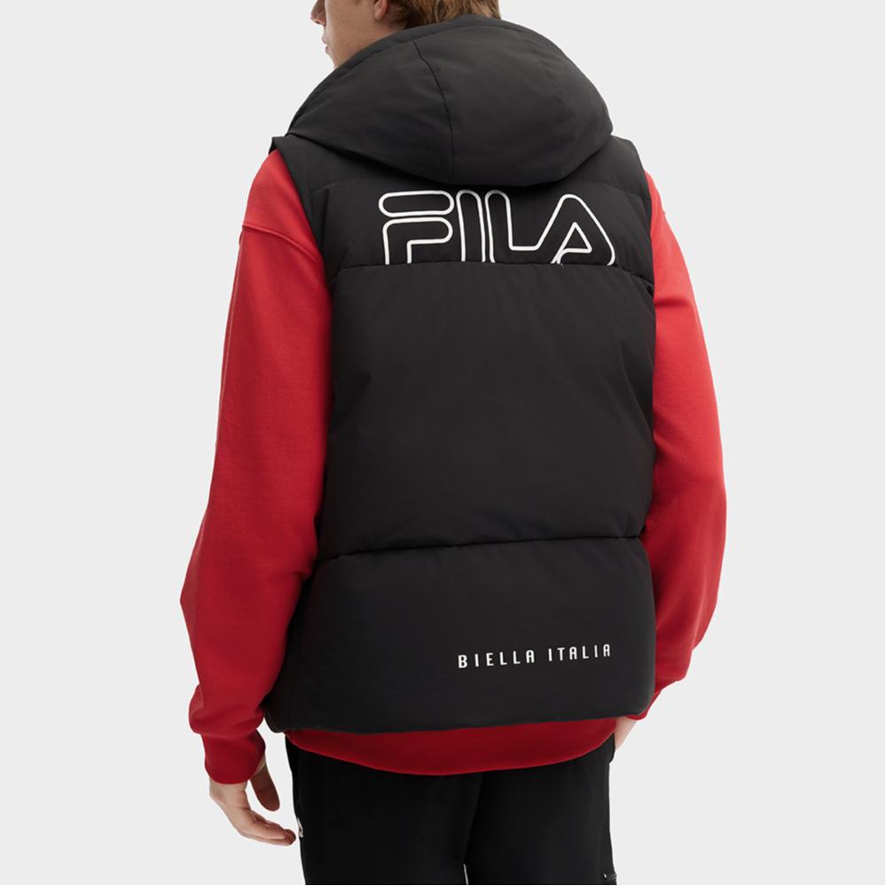 Fila Originalebielle New Year Series Logo Water-Resistant Stain-Resistant Comfortable Vest Men Vest Black F11M519902F-BK