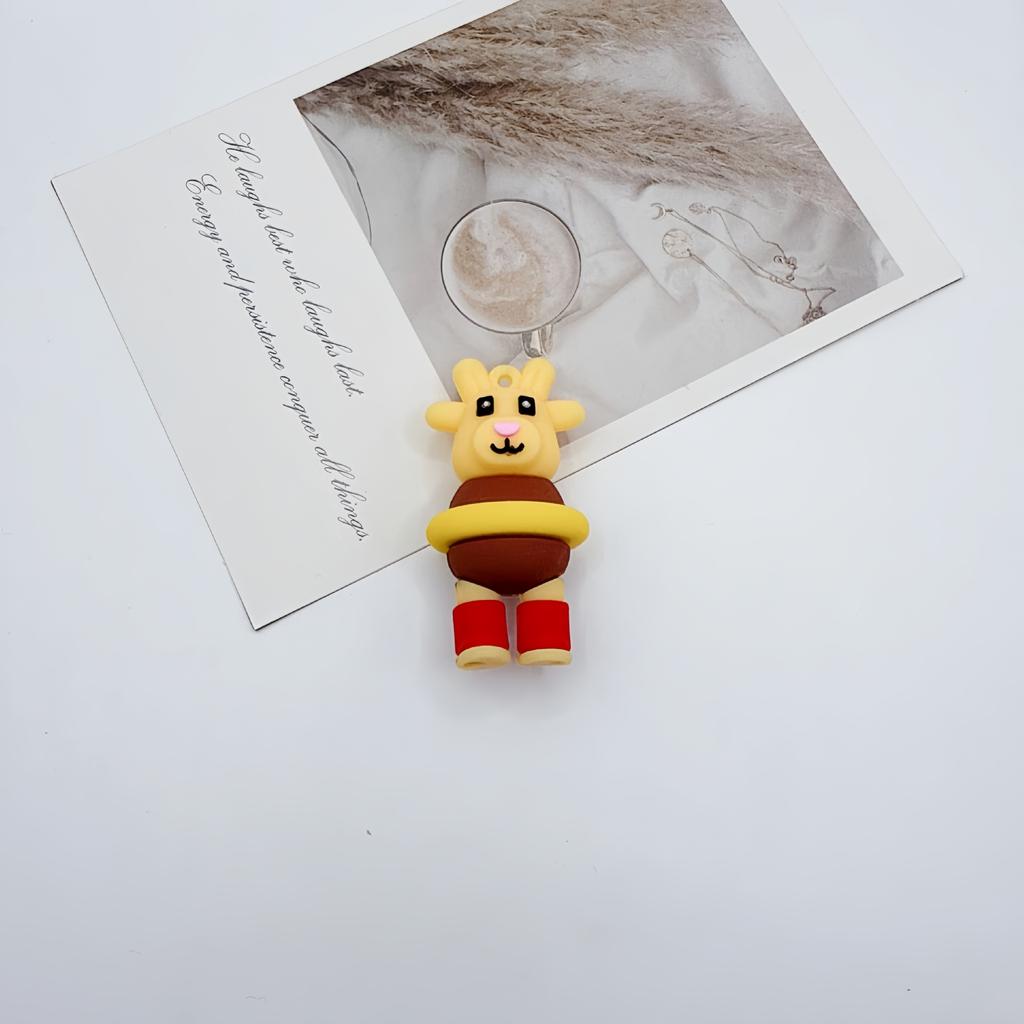 The Brain Rotten Family Stole A Brain Rotten Strawberry Elephant Doll Doll Funny Abstract Figure Pendant
