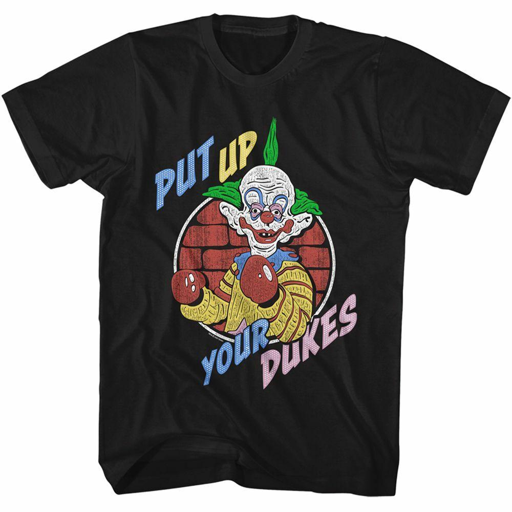 Killer Klowns From Outer Space Put Up Your Dukes Black Adult T-Shirt Mens Womens Tees Top