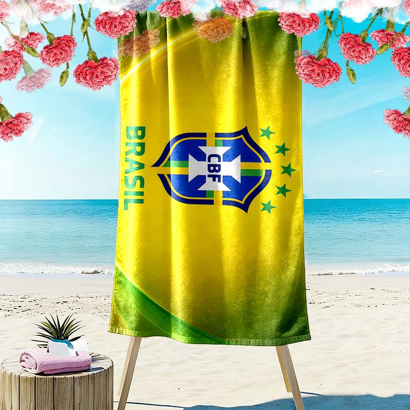 CBF Print Beach Towel, Large Soft Quick Dry Towel for Beach Camping Swimming
