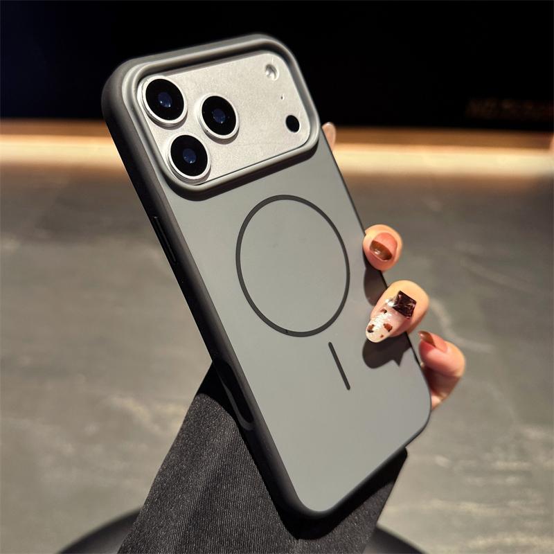 Официальный Матовый Магнитный Чехол Для Magsafe для iPhone 17 16 14 15 Plus 13 12 17 Pro Max 11 Мягкий Бампер Ударопрочная Броня Жесткая Крышка