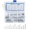 Cotter Pins, 15 Sizes, Set of 420, Clips, Cotter Pins, 304 Stainless Steel, for Automotive, Motorcycle Maintenance, Machinery, and More, Many Small Si