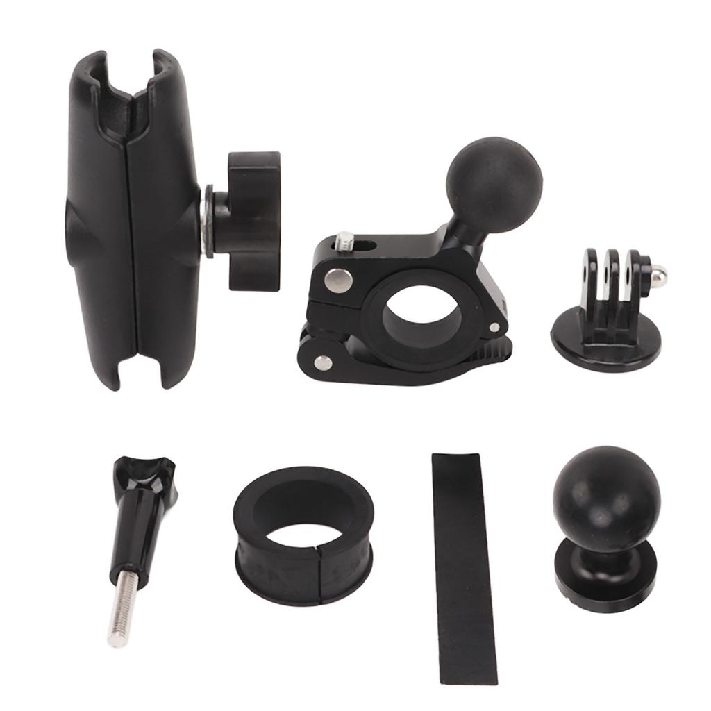 Camera Bike Mount Clamp 360 Degree Ballhead Rotation Camera Mount Clamp For Hero Action Cameras
