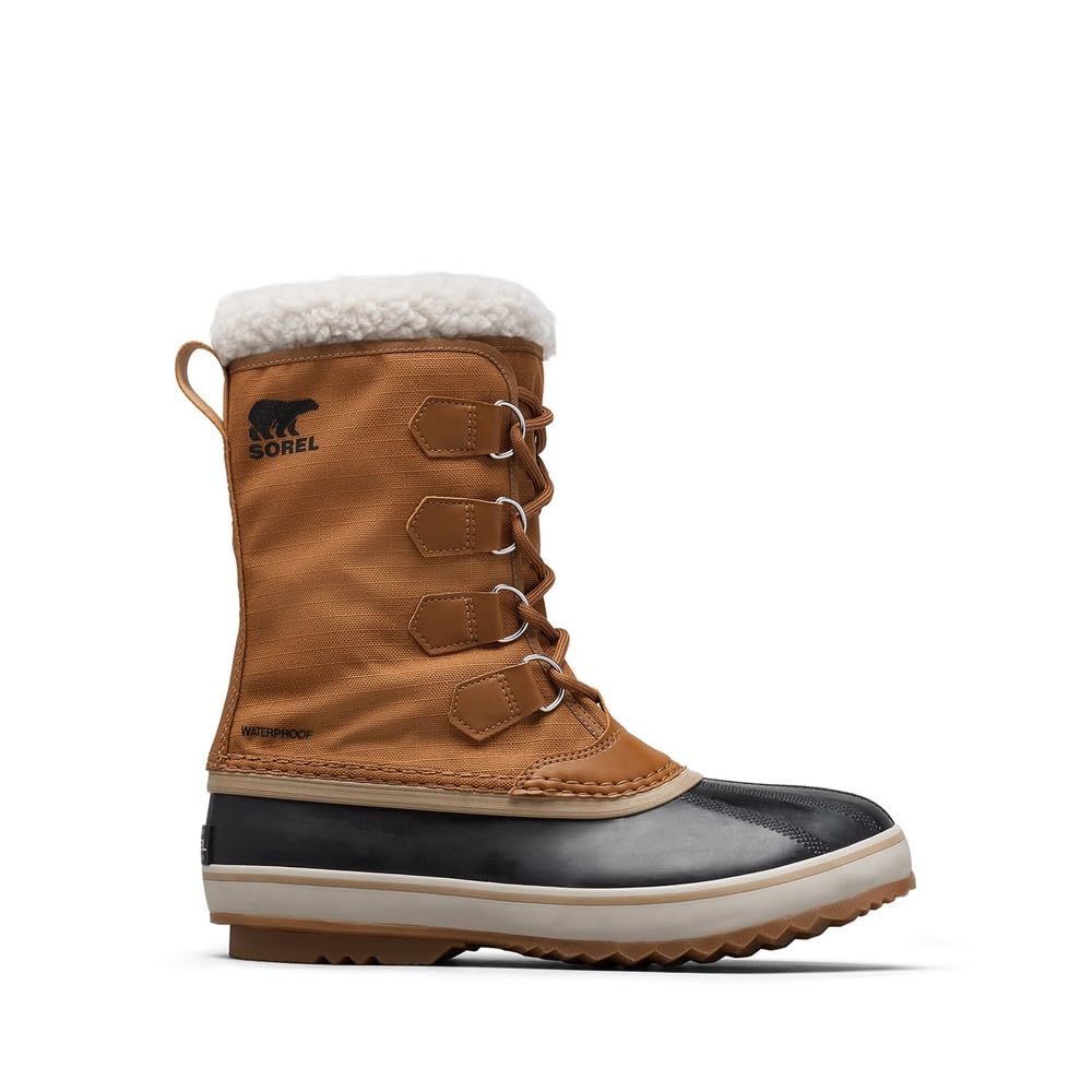 SOREL Мужские зимние водонепроницаемые ботинки 1964 Pac Nylon 26.0 см / US 8 Верблюжий/Черный NM5189 224