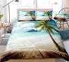 Starfish Duvet Cover King Queen Blue Ocean Bedding Set Beach Seaside Quilt Cover Sea Animal 2/3pcs Polyester Comforter Cover
