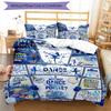 Dance Quotes Collage 3‑Piece Bedding Set,Soft Breathable Duvet Cover & 17 Pillowcases,Multi‑Purpose for Bedroom Dorm Guest Room,Great Festival Birthda
