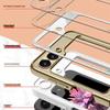 Чехол для складного экрана Samsung Z Flip 6: Защитная крышка для телефона с защитой от падения, гальваническим покрытием, персонализированная