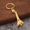 Zinc Zinc Alloy Eiffel Tower Bag Pendant Vintage Paris Keyring Simple France Tower Keychain  Backpack Decor
