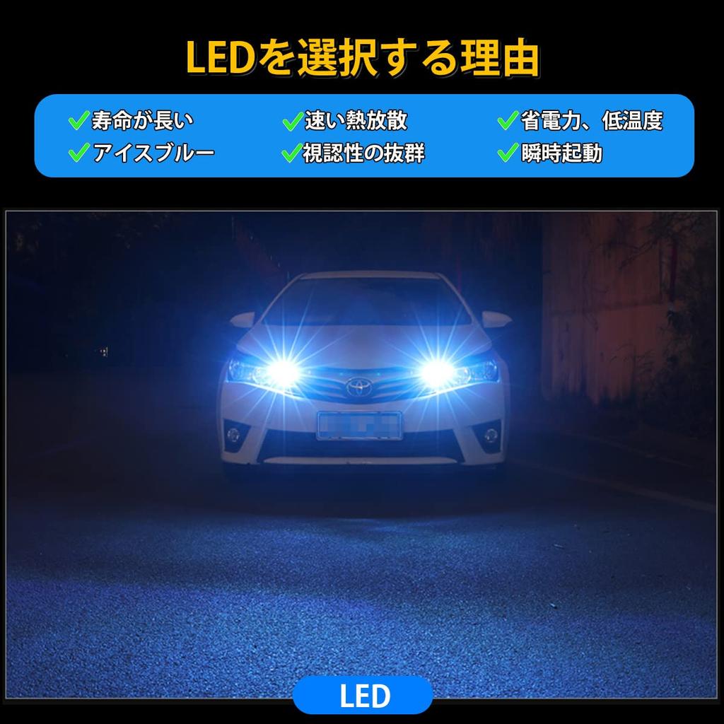 T10 LED, Ice Blue, Explosive Light, Built-in Canceller, Position Lamp, License Plate Light, Room