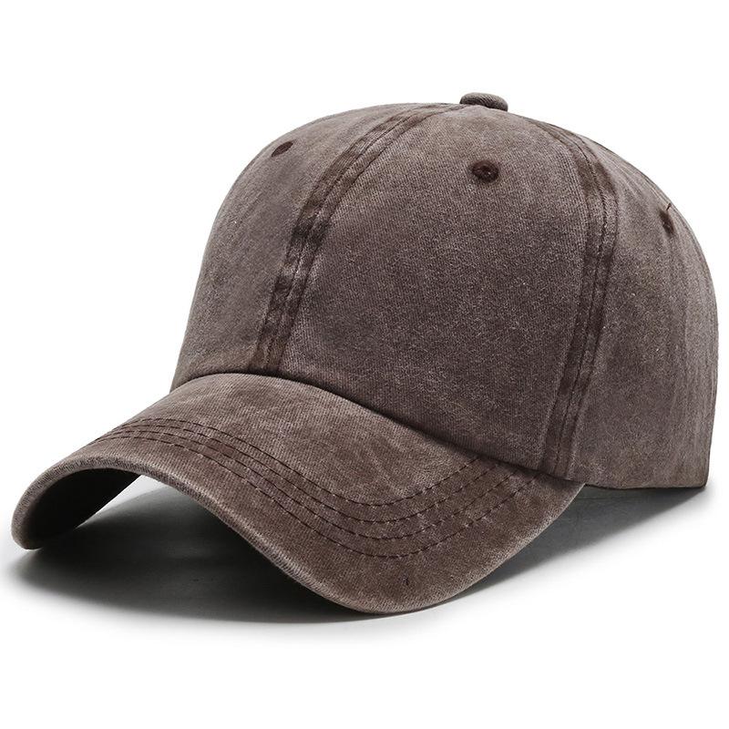 Baseball Cap Women Men Unisex Washed Cotton Adjustable Solid Couple Cap Vintage Dad Hat Snapback Outdoor Sport Trucker Cap
