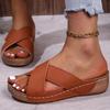 Women's Sandals Women Heels Shoes Wedges Summer Shoes Woman Summer Slippers Women Lightweight Heeled Footwear Sandalias Mujer