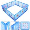 Детский манеж для игр малышей, ограждение для игр в помещении, защитное ограждение для игрового домика(синий)