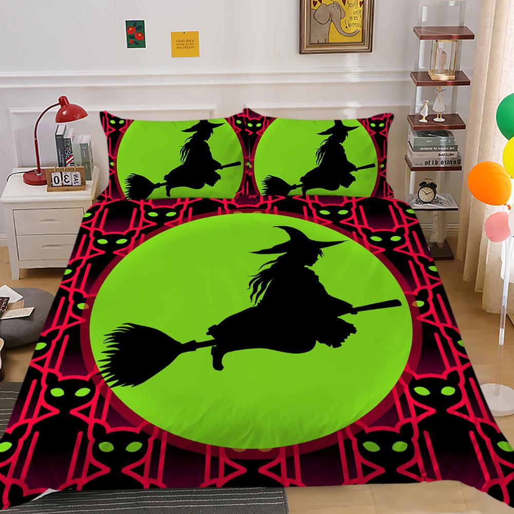 Halloween Home Bedding Down Duvet Cover Set Bedroom Duvet Cover Pillowcase Single/double Bed Full Size Home Decoration Bedding