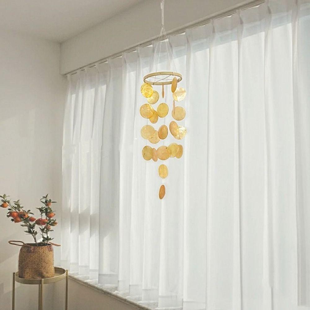 Home Decoration Shell Wind Chime Natural Shell Dream Catchers Ornament Garden Wind Chimes  Home