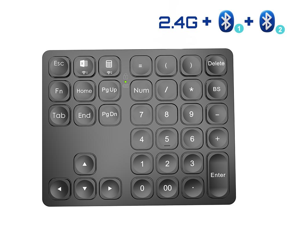 JOMAA 36 клавиш Bluetooth цифровая клавиатура Беспроводная перезаряжаемая цифровая клавиатура ультратонкая цифровая клавиатура для ноутбука iPad