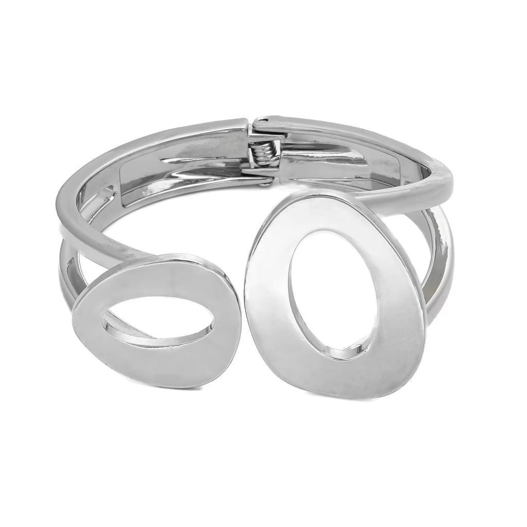 Браслет INS Минималистичный Неправильная Волна Ювелирные Изделия Металлический Глянцевый Браслет Женские Ювелирные Изделия