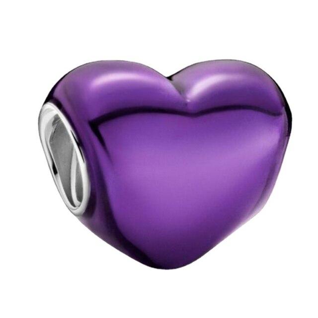 925 Sterling Silver Glass Beads Charms for Jewelry DIY Making Fit Original Bracelets Bangles for Women Gift