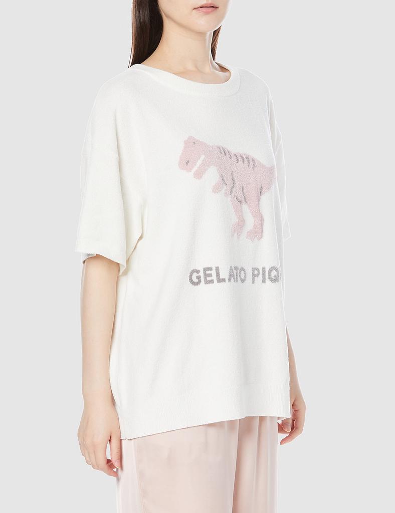 Gelato Pique JQD Motif Pullover PWNT212084 OWHT F One-Point Women's