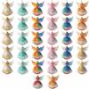 2D Flat Christmas Hanging Ornaments Exquisite Xmas Tree Decorations Vintage Angel Pendants  Office