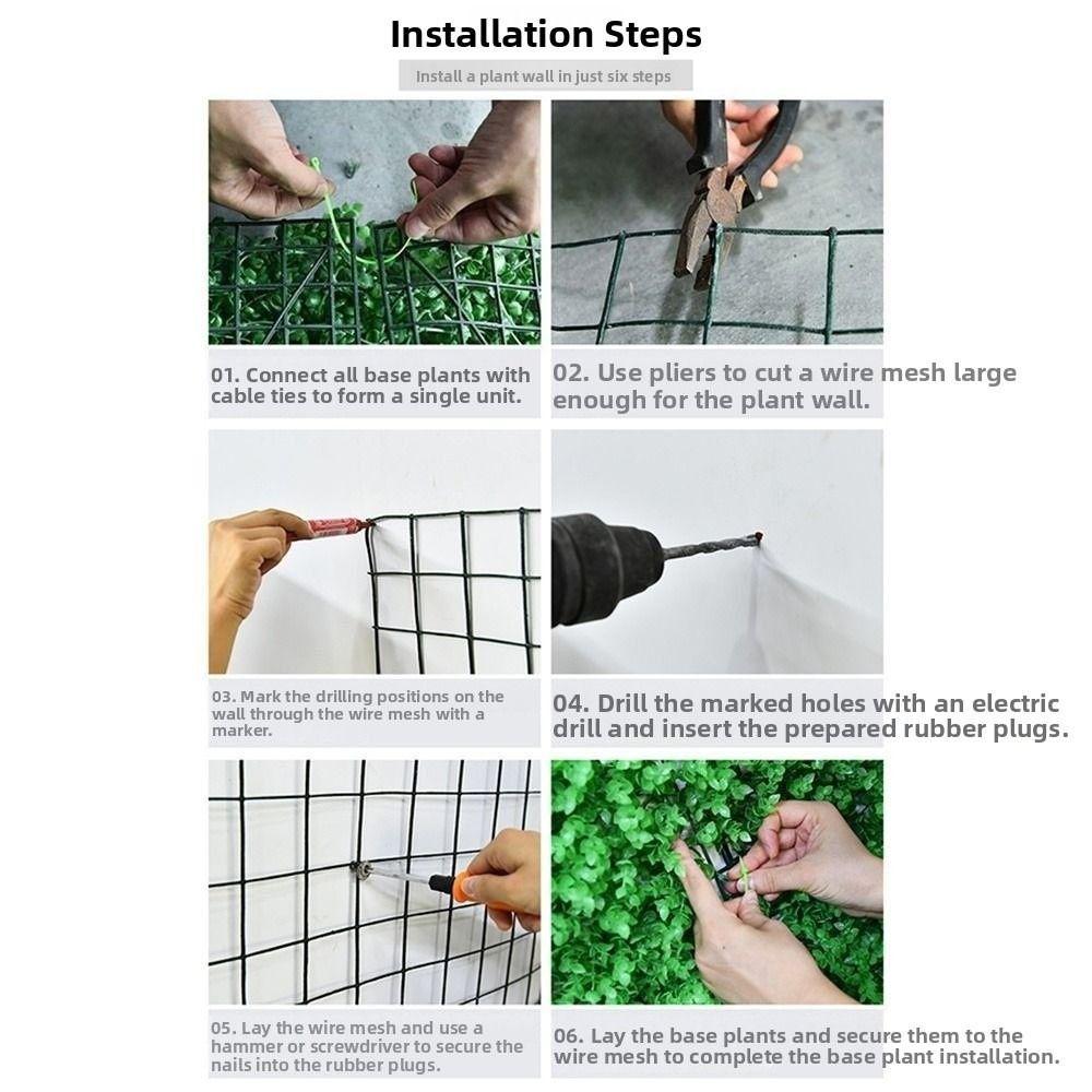 Сделай сам Панель стены из искусственных растений Вечная жизнь Защита от УФ Искусственный ковер из эвкалипта Цветок Без полива Искусственный папоротник Трава