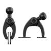 360 Degree Adjustable Rotation Phone Brackets Adhesive Base 17mm Ball Joint Adapter For Handfree Video Calls