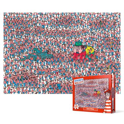 Пазл из 1000 деталей - Find Wally Land of Wally, популярная корейская головоломка