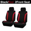 AUTO PLUS Sports Universal Polyester Car Seat Cover Set Fit Most Car Plain Fabric Bicolor Stylish Car Accessories Seat Protector