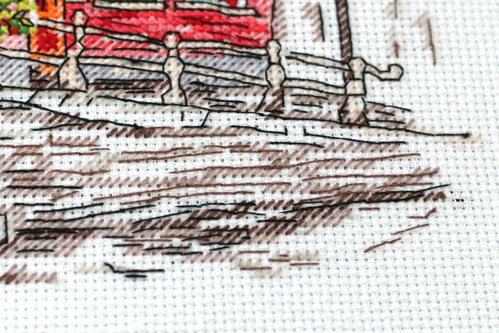 Cross Stitch Kit Abris Art Colored Town