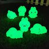 Micro 6Pcs Landscape Creative Cute Night Light Playful Bunny Diy Decoration Doll House Landscaping Office Home Small Ornaments