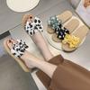 Fashion Summer Flat Slipper Women Beach Casual Shoe Fashion Solid Color Open Toe Slipper Flip Flops Non-slip Soft Sole Sandal for Female